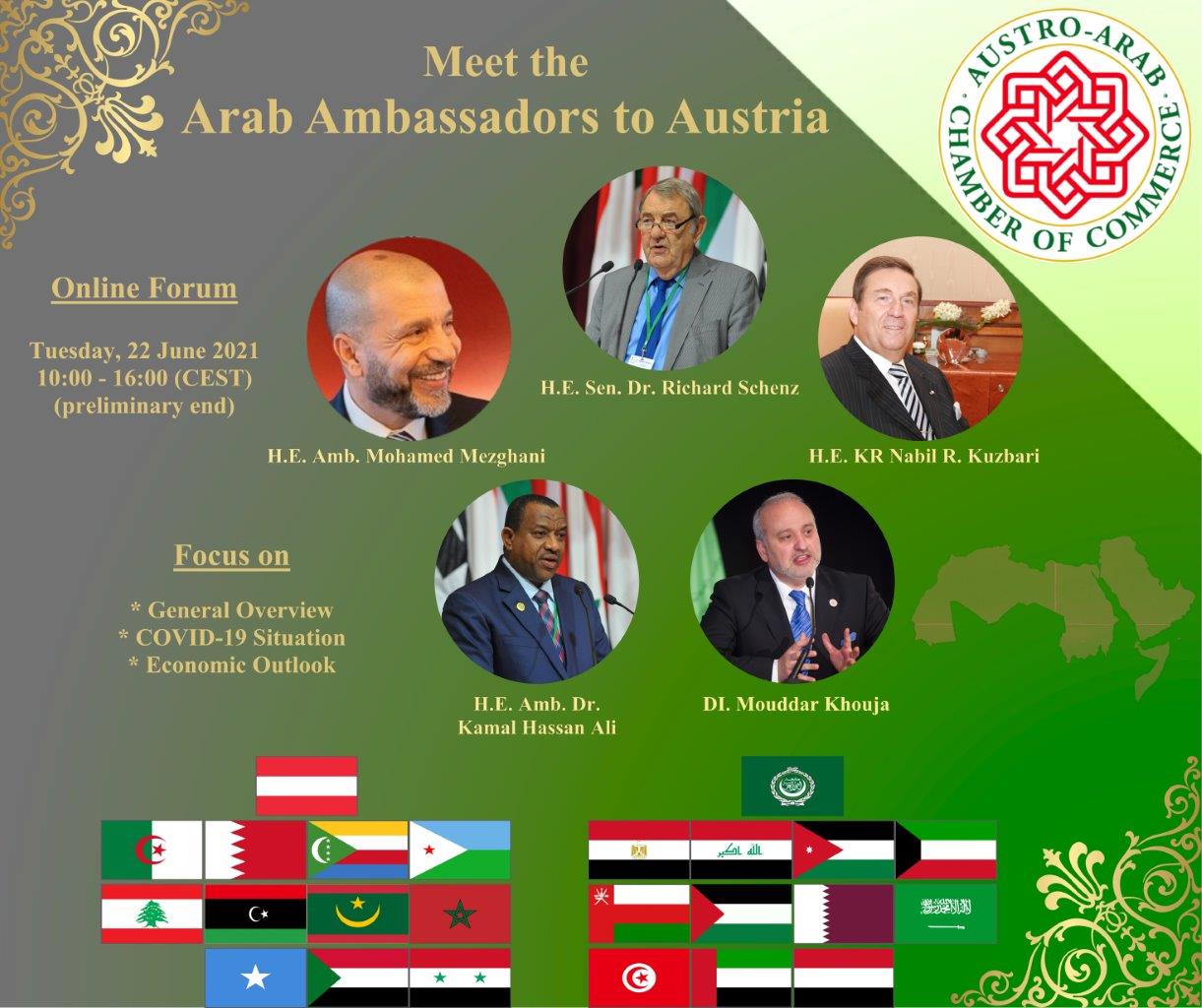 INVITATION: &quot;Meet Their Excellencies the Arab Ambassadors to Austria&quot;