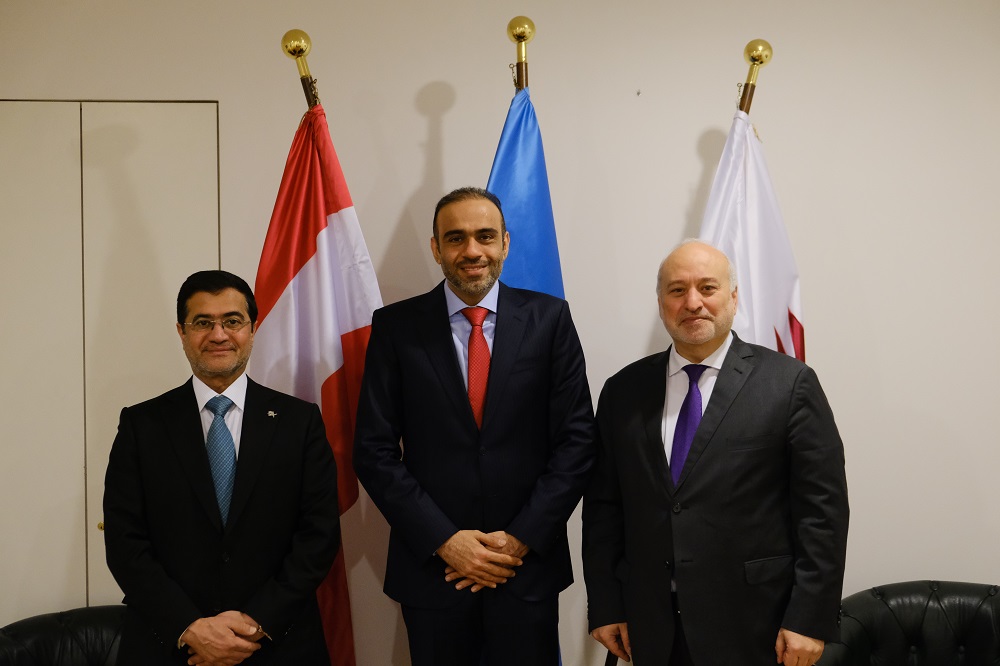 Courtesy Visit to the  Newly-appointed Ambassador of the State of Qatar to Austria