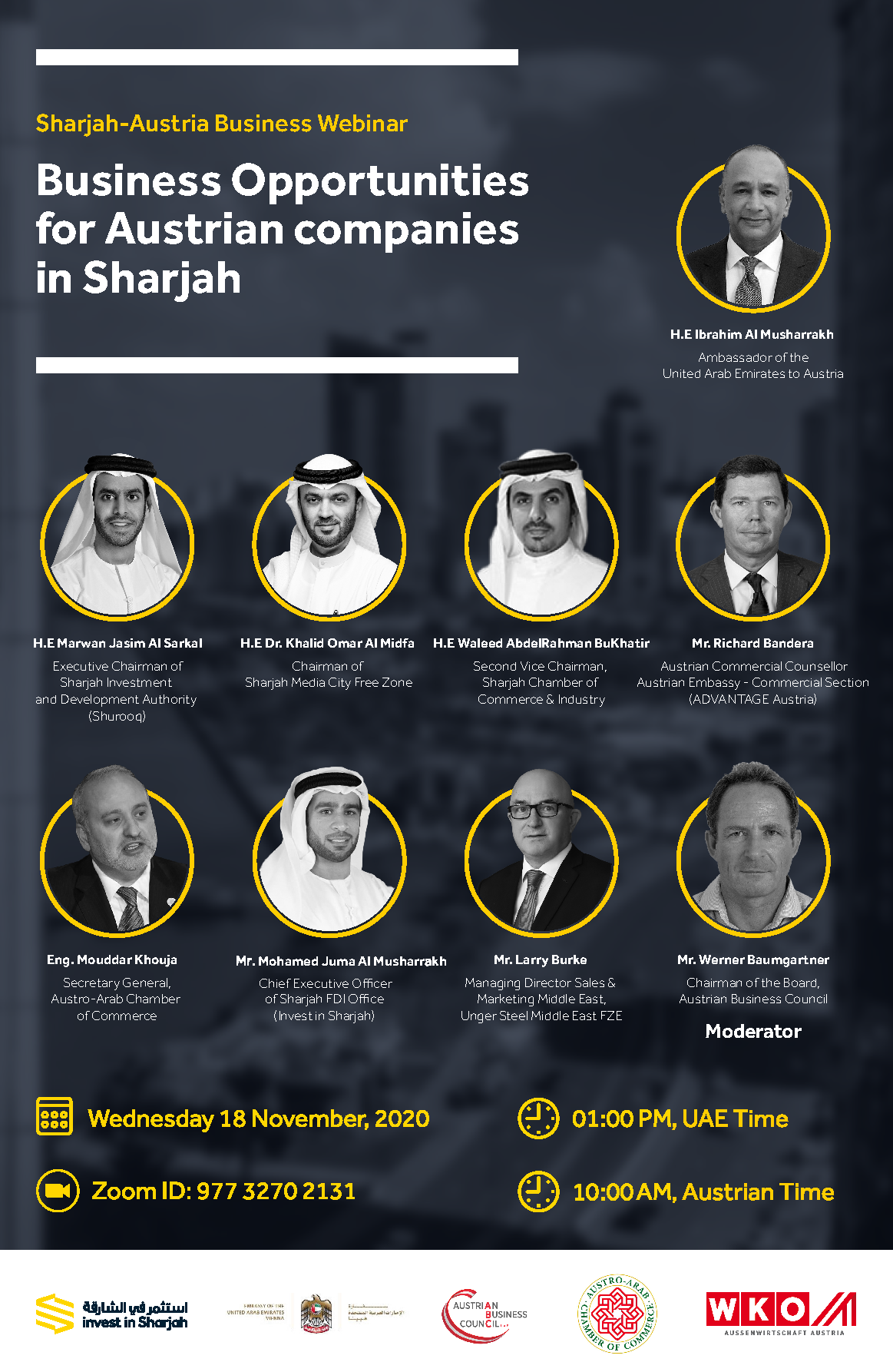 Upcoming Webinar: Sharjah - Austria Business Forum