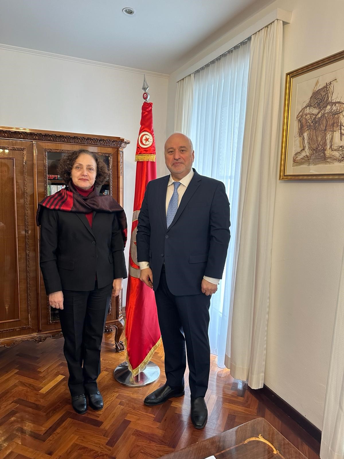 Courtesy Visit to the Newly-appointed Ambassador of the Republic of Tunisia to Austria
