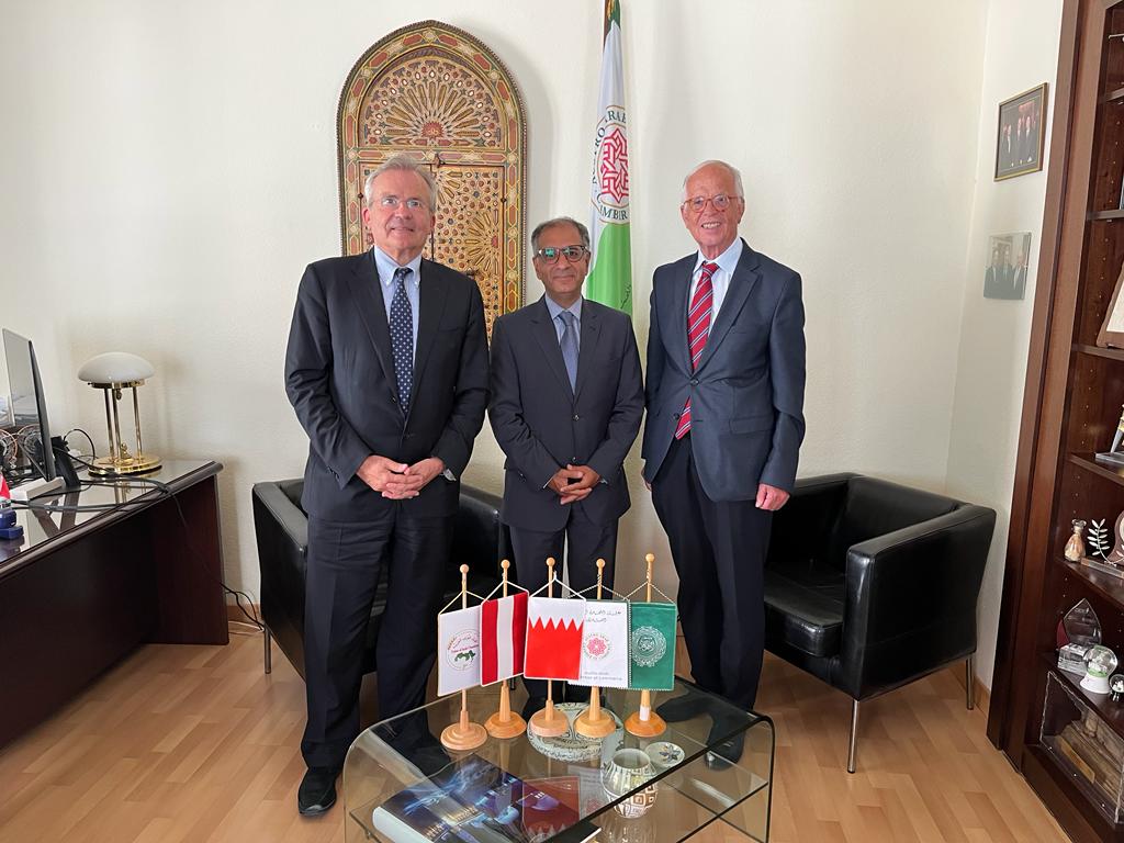 AACC President and Board Member receive  the Ambassador of the Kingdom of Bahrain for a Fare-well Visit